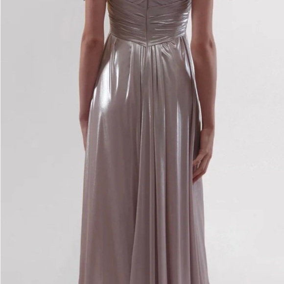 Draped Rose Dress NWT; Bridal; Occasion Gown - Picture 7 of 11